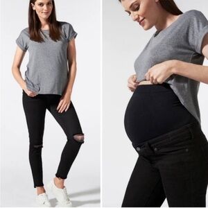 BLANQI Black Maternity skinny Jeans NWT!